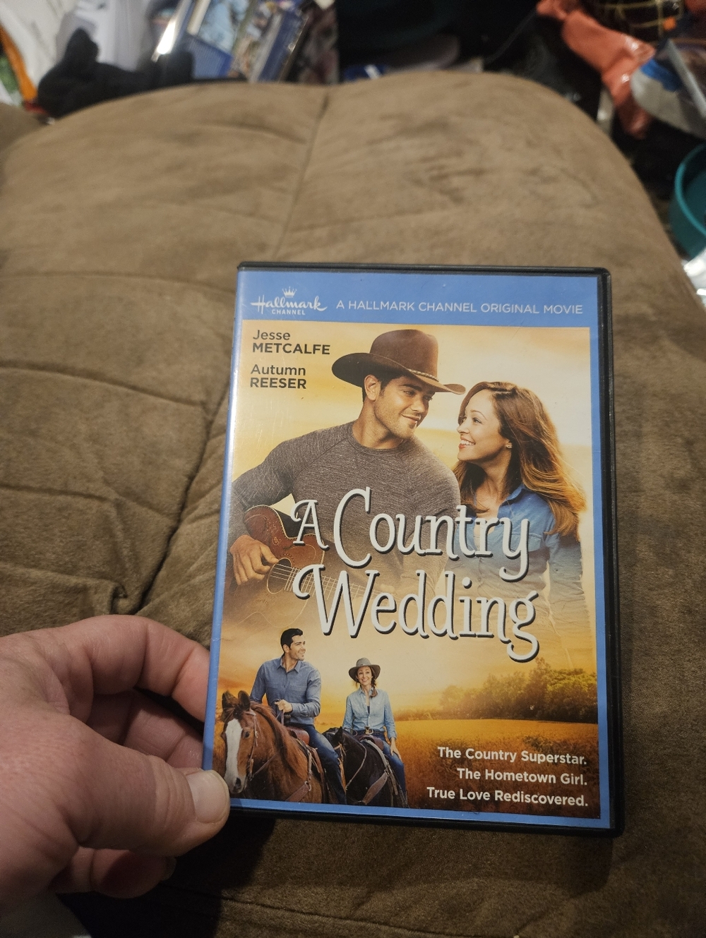 A Country Wedding (DVD, 2017) Jesse Metcalfe, Autumn Reeser Hallmark - VG